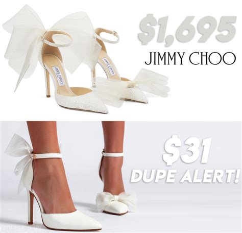 jimmy choo bow shoes dupe.